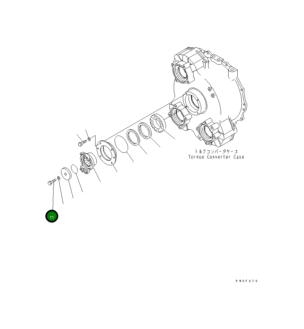 Болт 01050-61670 Komatsu