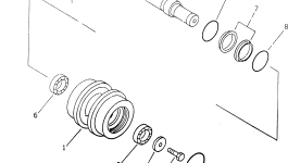 Кольцо 14X-30-15121 Komatsu