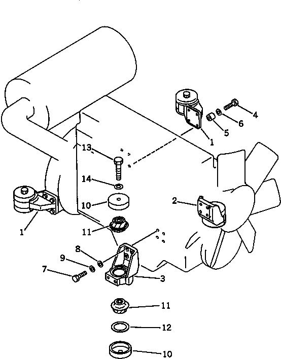 Болт 01011-51625 Komatsu