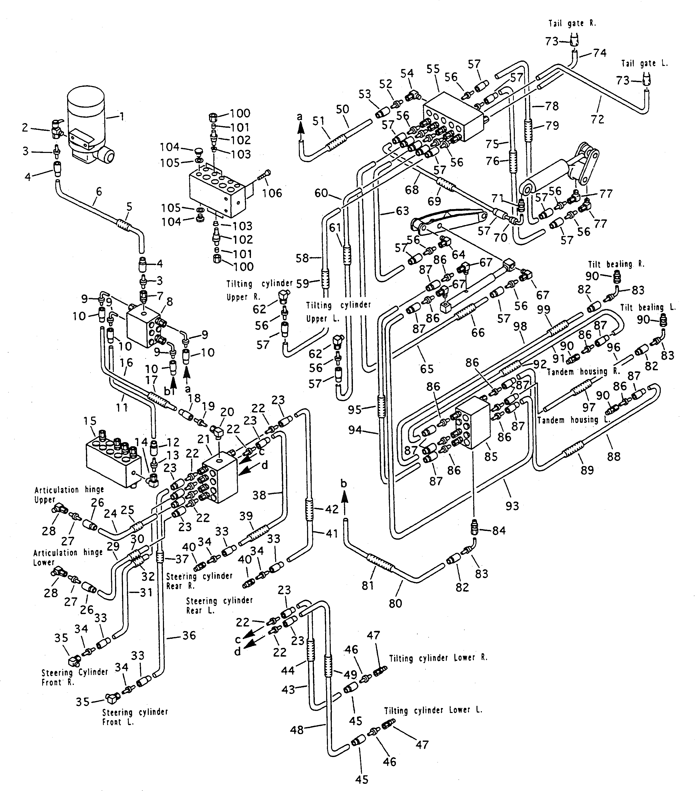 Болт BW060430 Komatsu
