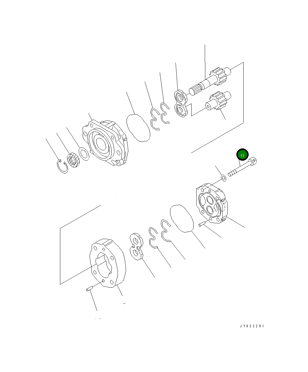 Болт 705-17-03780 Komatsu