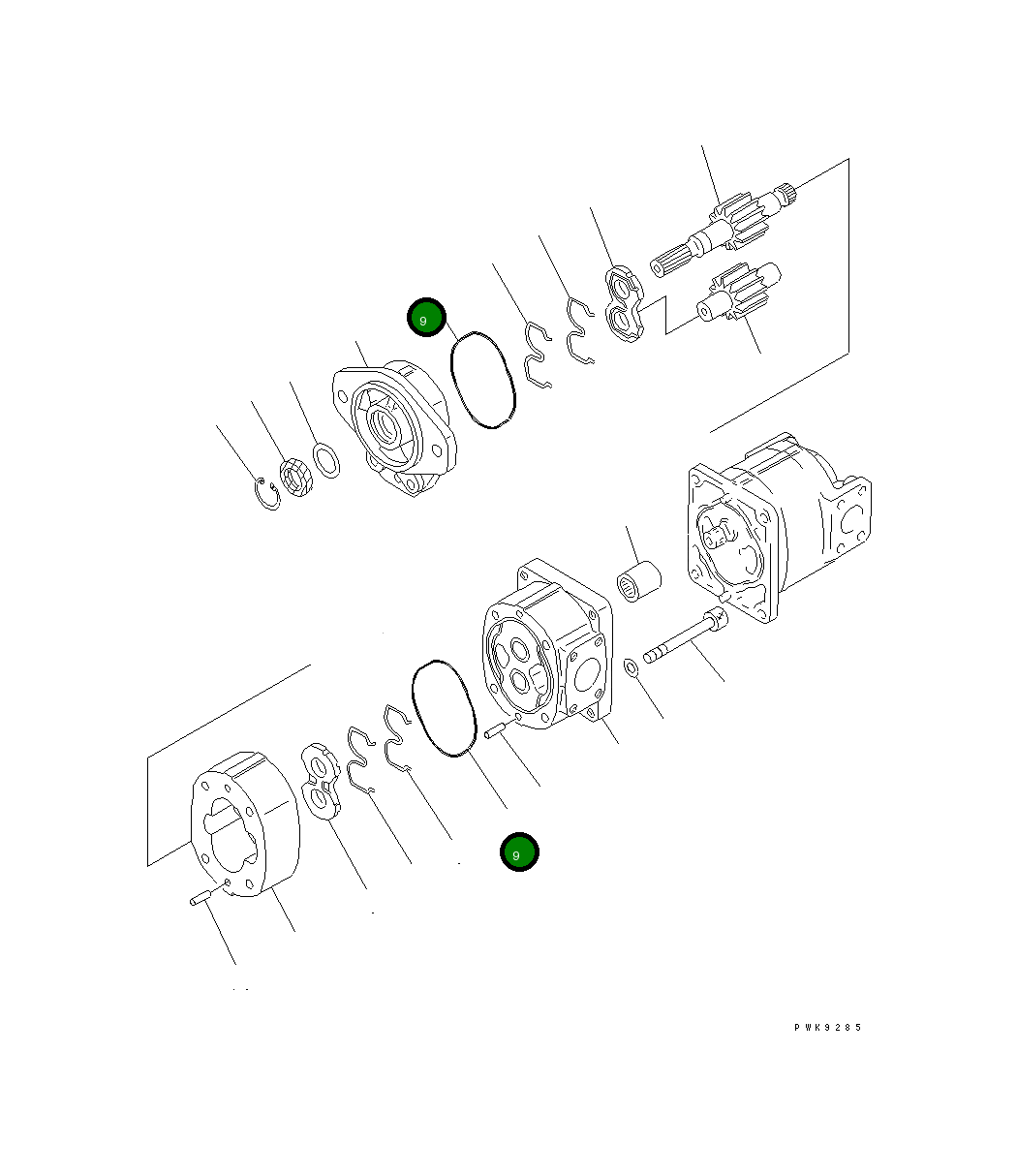 Кольцо уплотнительное (O-Ring) 705-17-02381  Komatsu