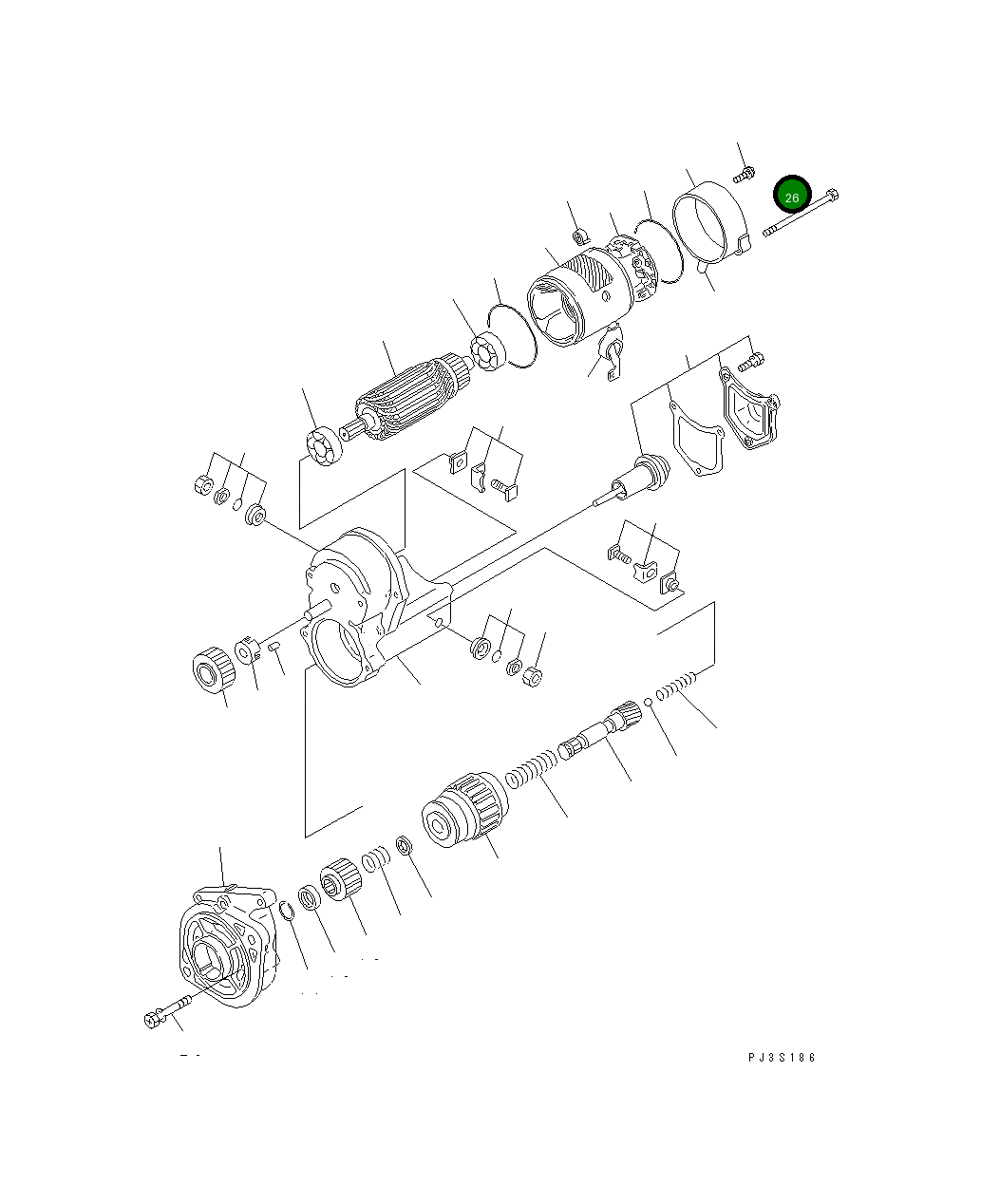 Болт YM129407-77330 Komatsu