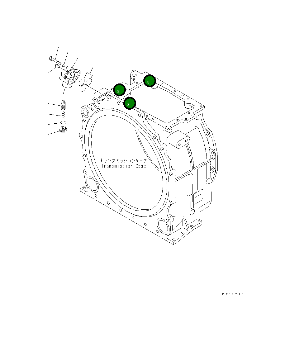 Кольцо уплотнительное (O-Ring) 17M-22-47830  Komatsu