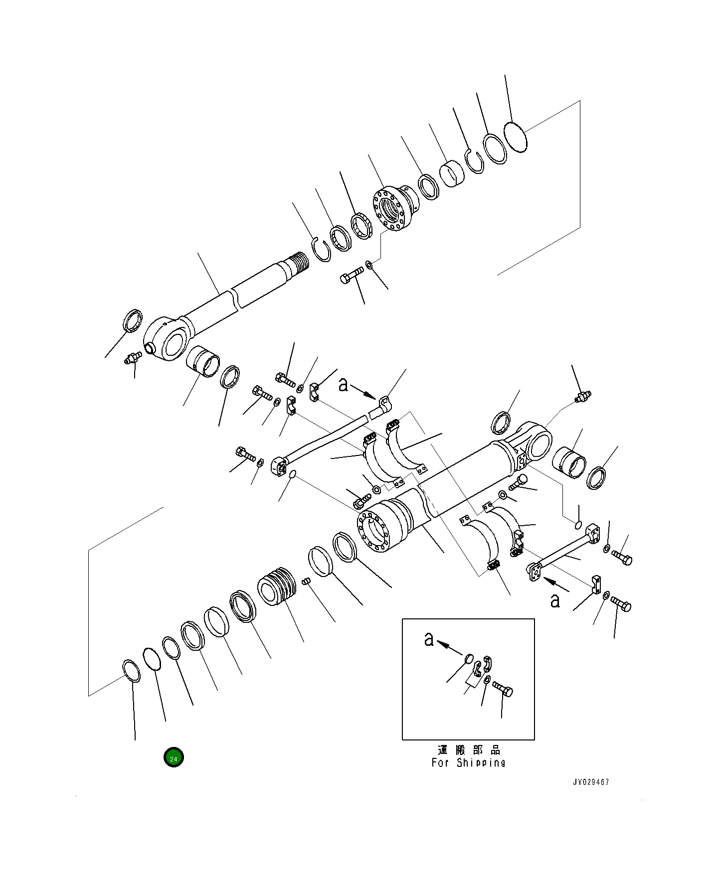 Кольцо уплотнительное (O-Ring) 07000-B5100  Komatsu