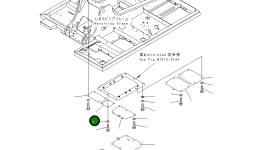 Крышка 20Y-54-26430  Komatsu