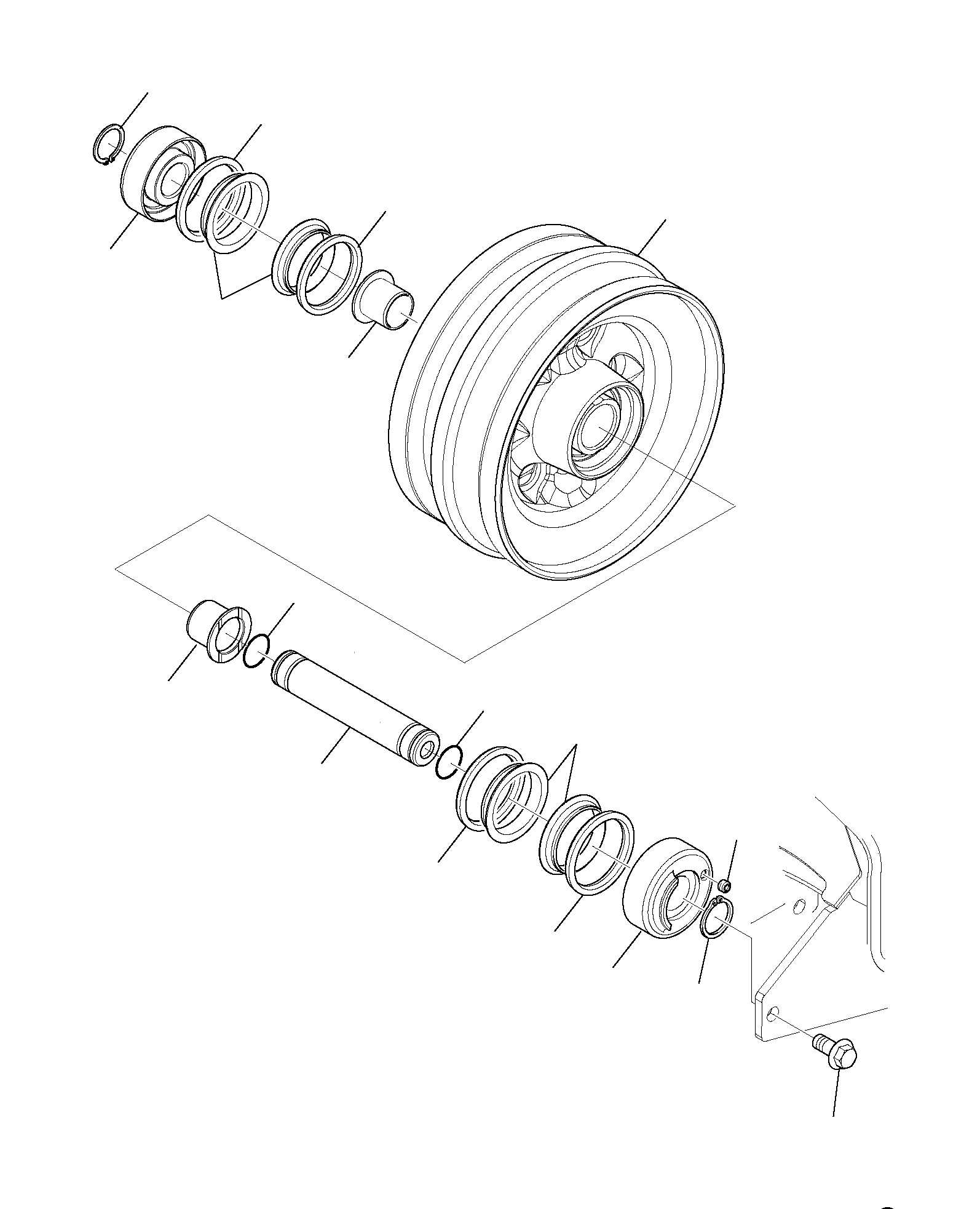 Болт 37C-22-11630 Komatsu