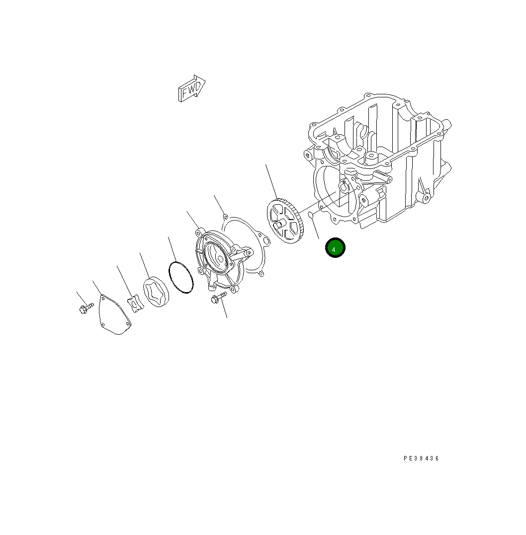 Кольцо уплотнительное (O-Ring) HD91305ZA0000 Komatsu