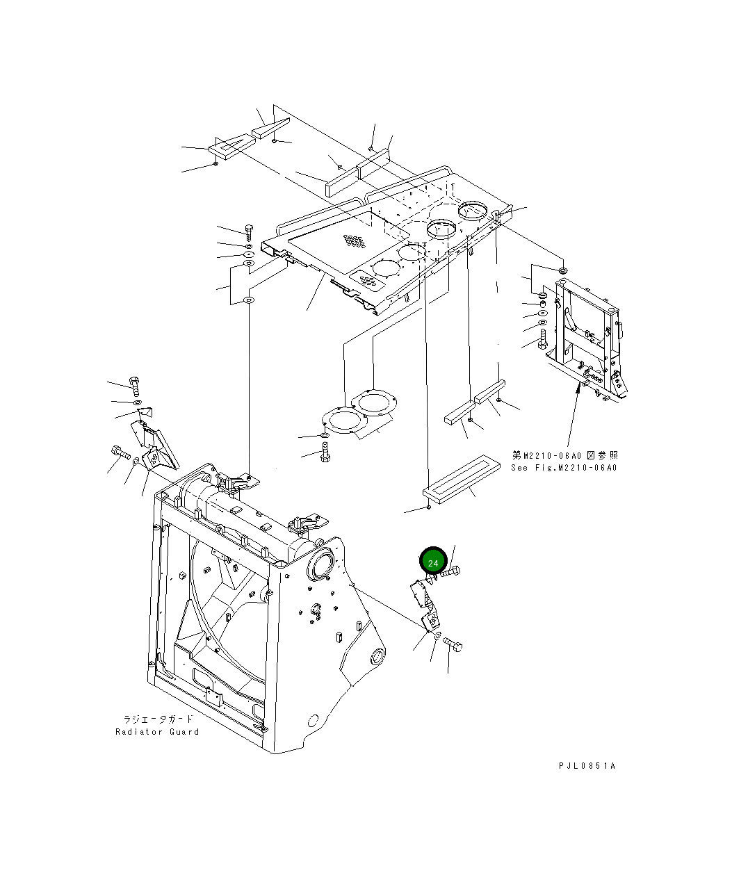 Крышка 198-54-55810 Komatsu