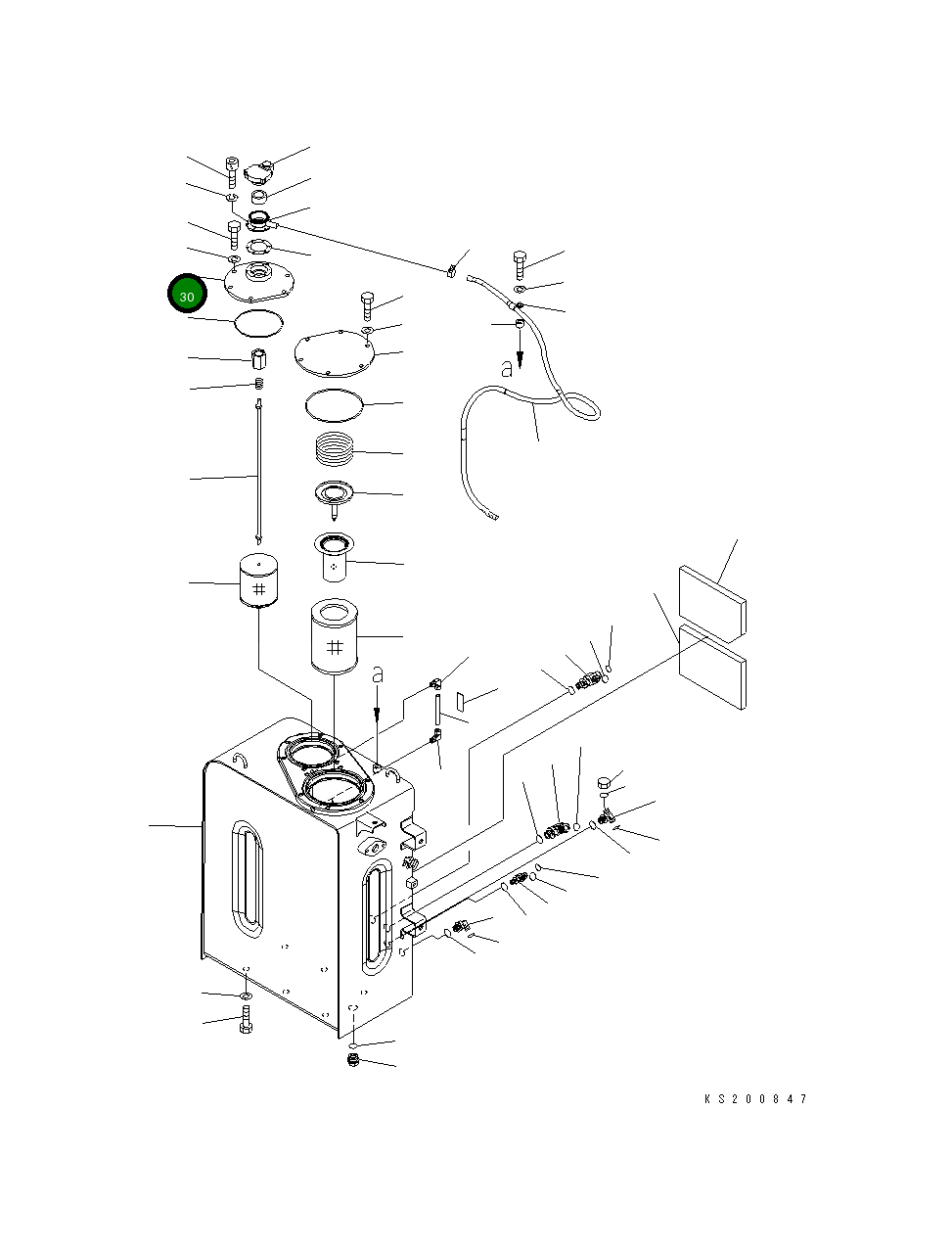 Крышка 21K-60-71520 Komatsu