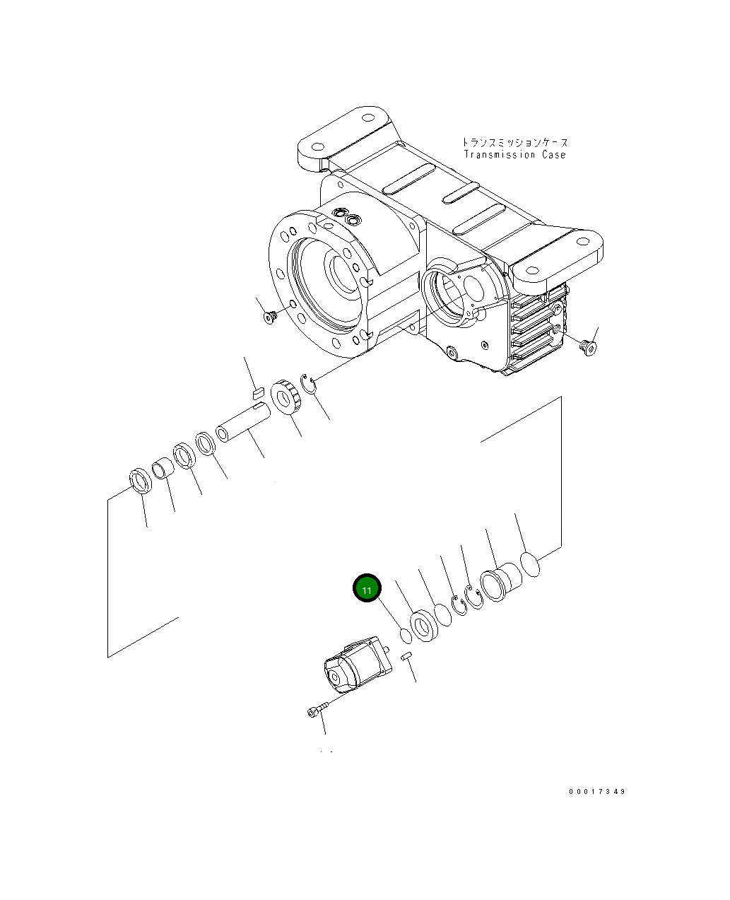 Кольцо уплотнительное (O-Ring) 20K-14-31990 Komatsu