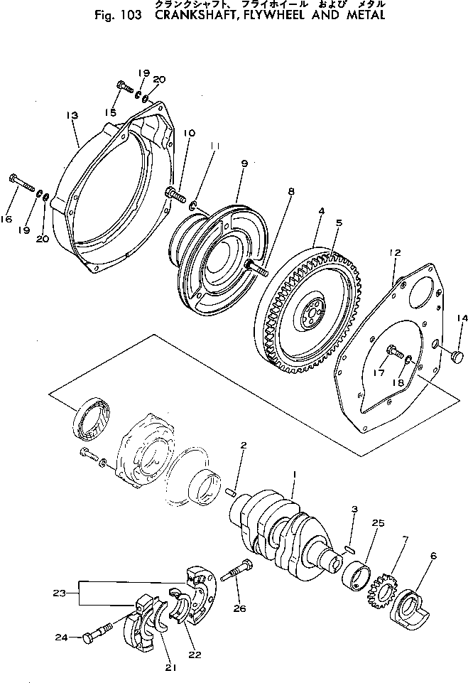 Болт YM26116-060652 Komatsu