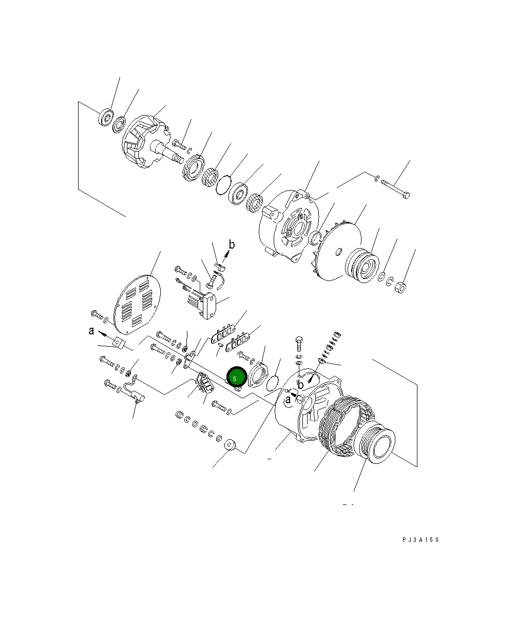 Болт SD5010-264-00 Komatsu