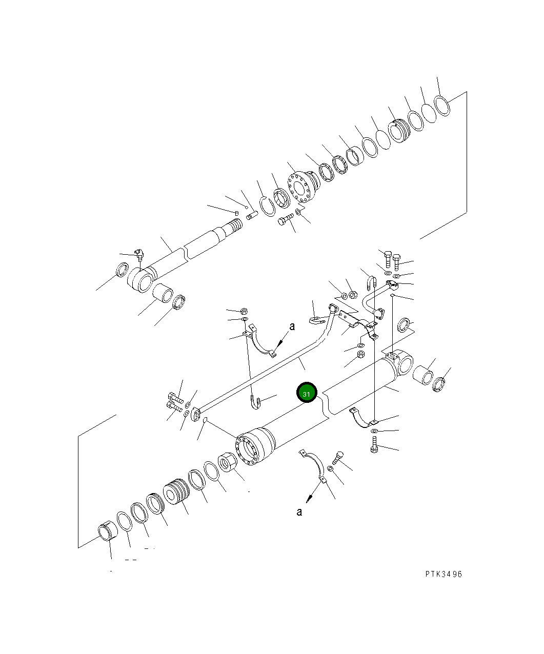 Кольцо 20G-60-K1890 Komatsu