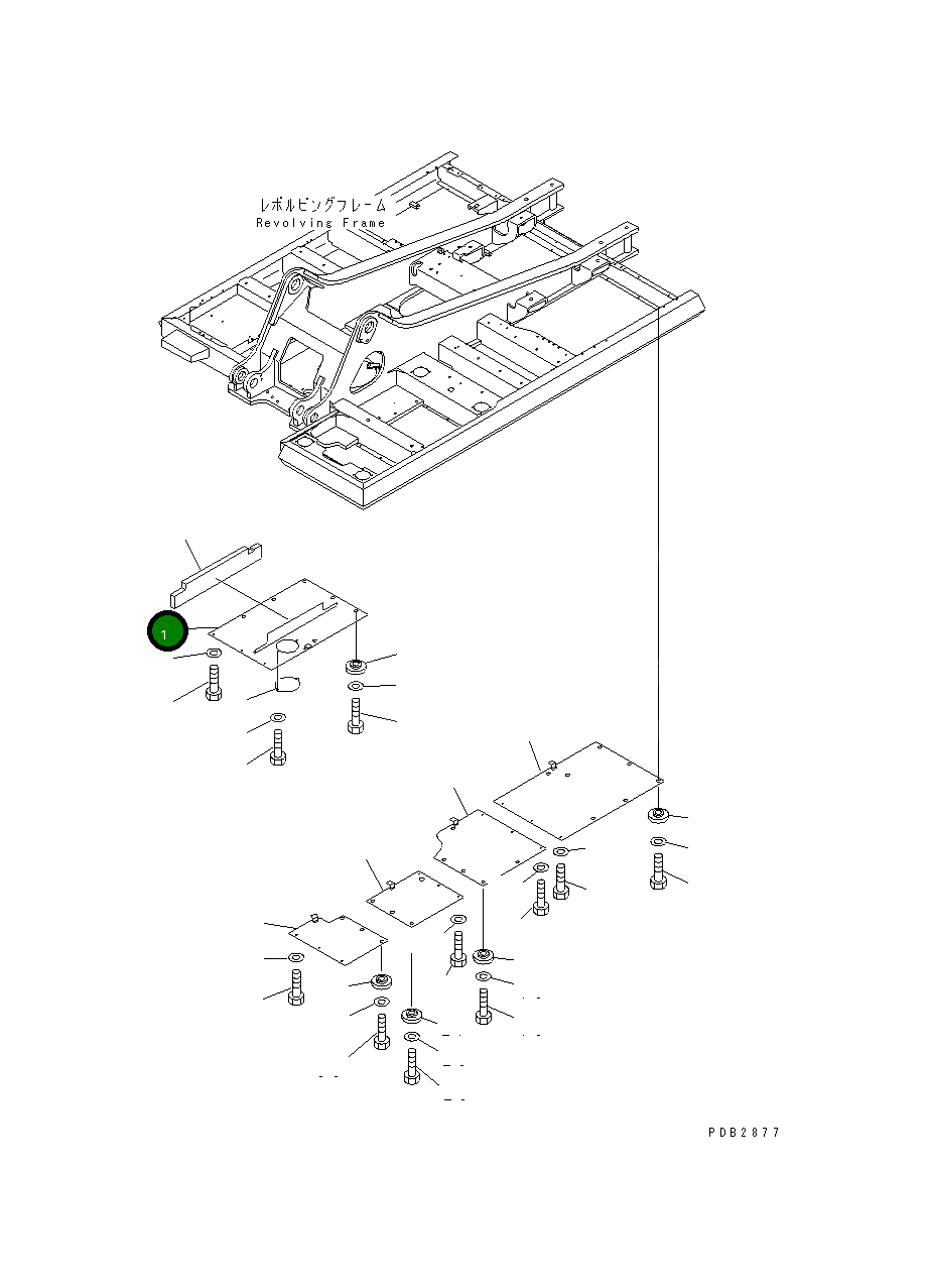 Крышка 207-54-63110 Komatsu