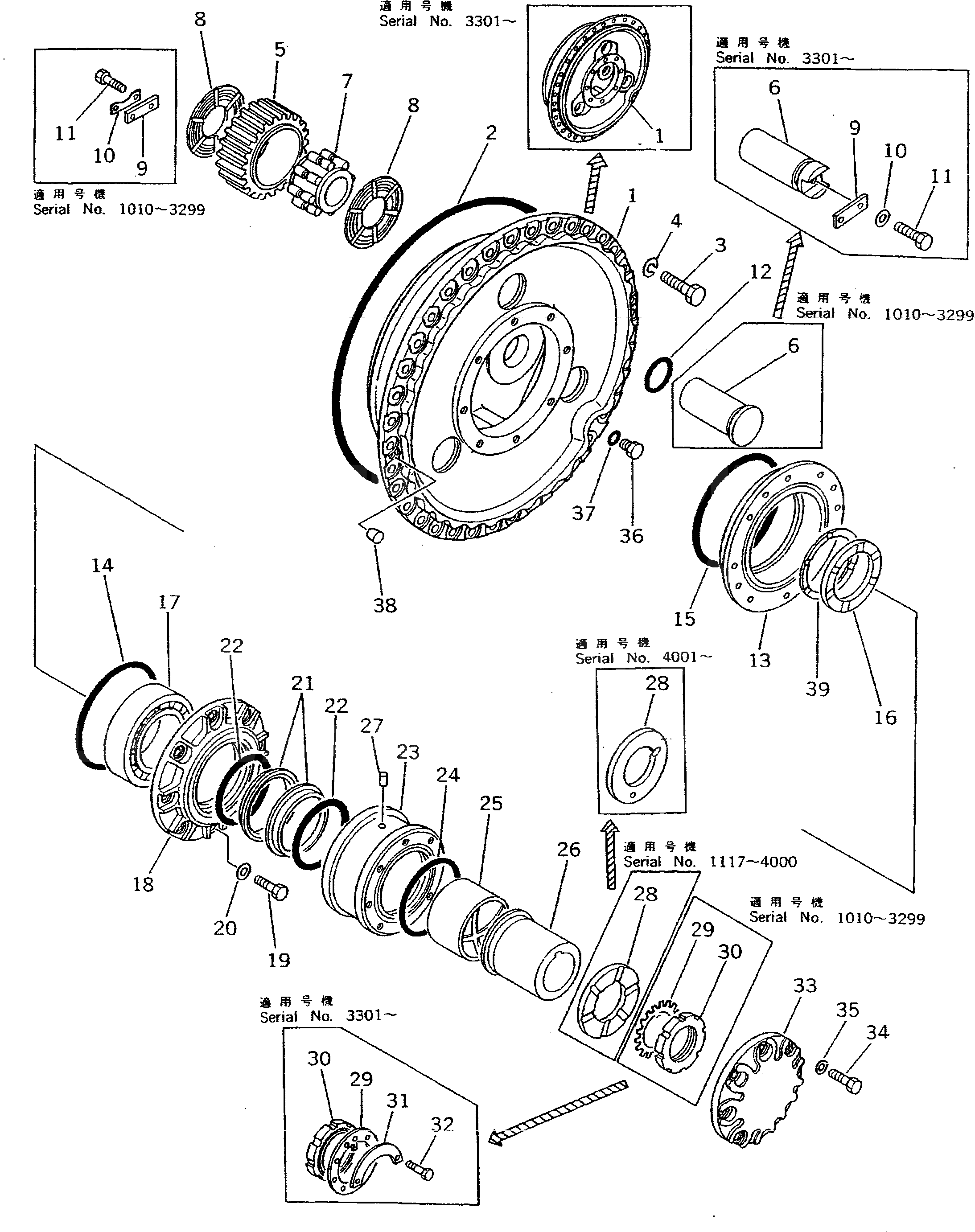 Кольцо уплотнительное (O-Ring) 180-27-11720  Komatsu