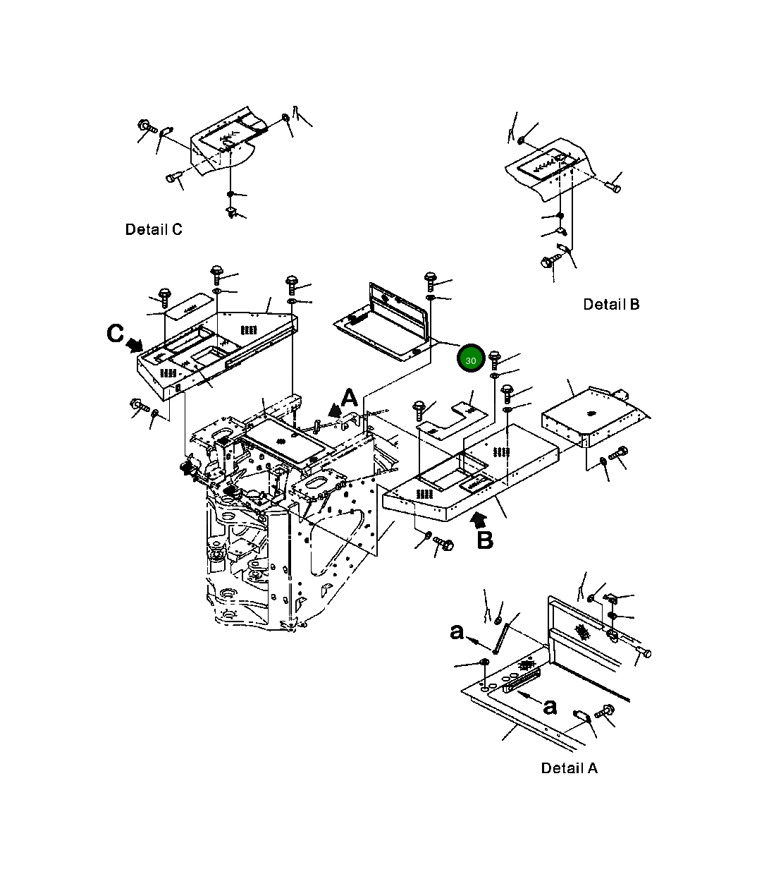 Крышка 427-54-A4120 Komatsu