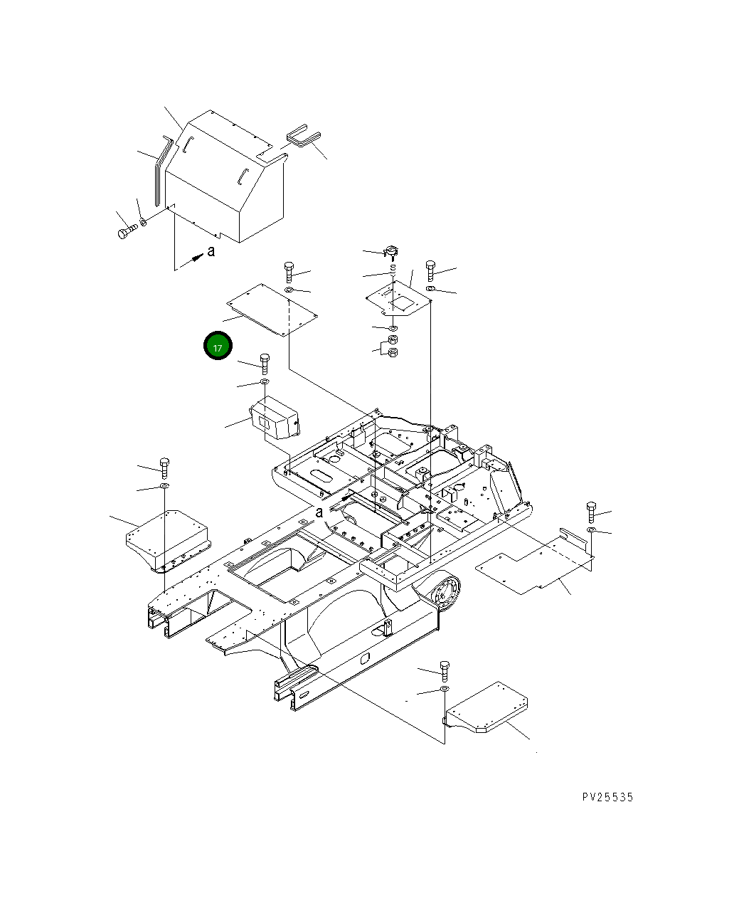 Крышка 8206-54-5130 Komatsu