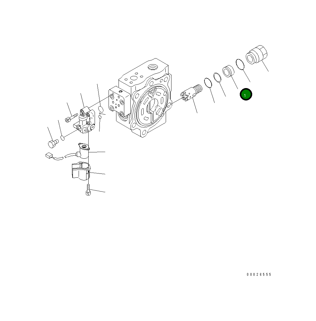 Кольцо 708-7H-16740 Komatsu