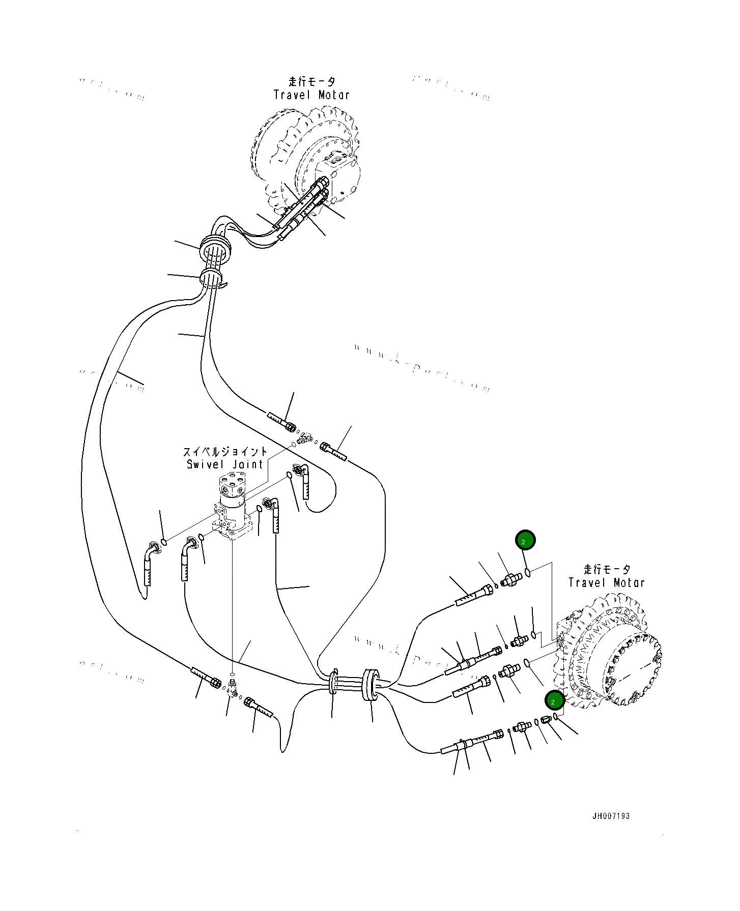 Кольцо уплотнительное (O-Ring) 0700213334 Komatsu