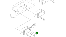 Болт 6150-25-6470 Komatsu