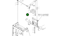 Крышка 17M-54-42160 Komatsu