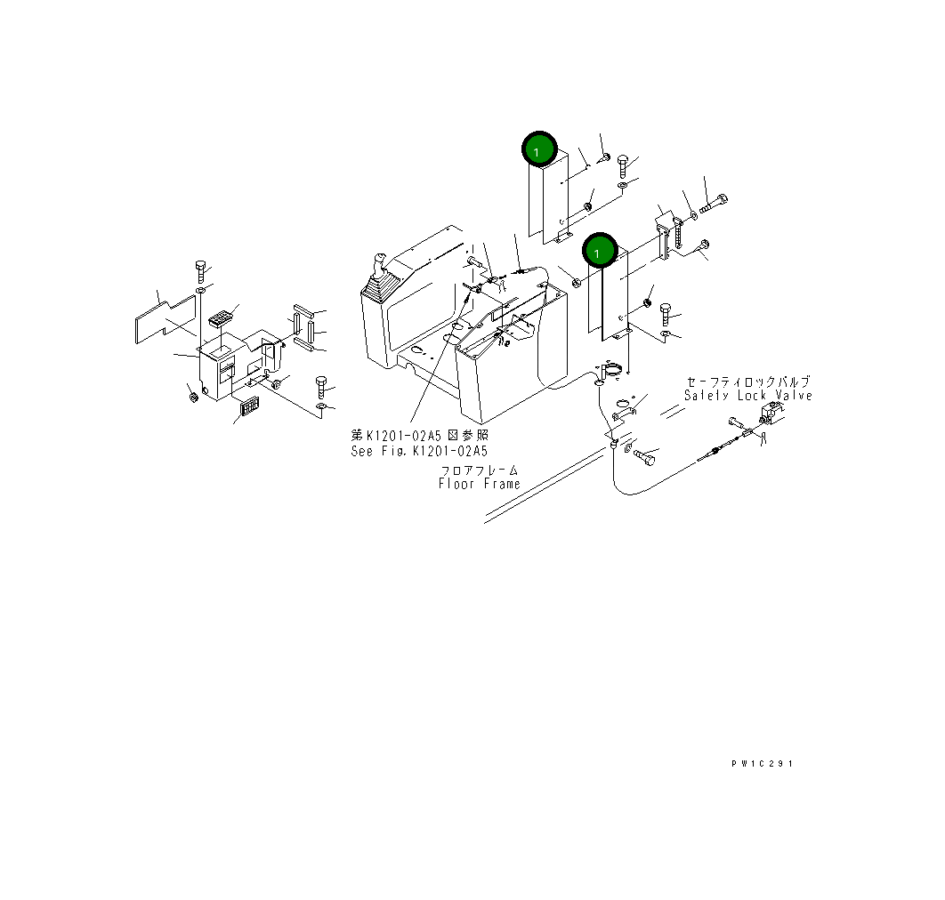 Крышка 21T-43-67151 Komatsu