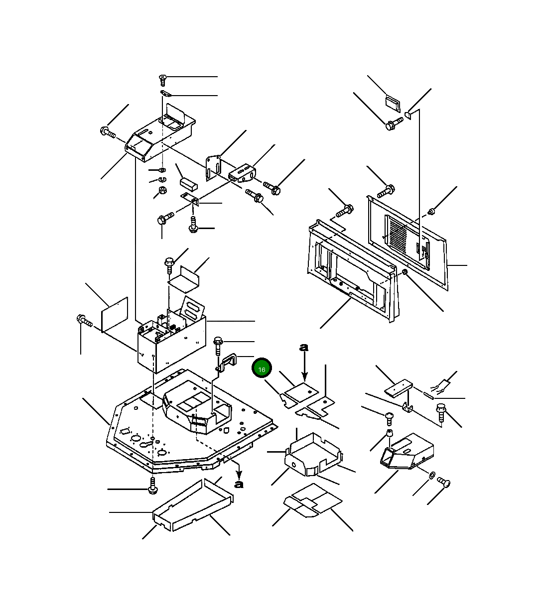 Крышка 425-54-12570 Komatsu