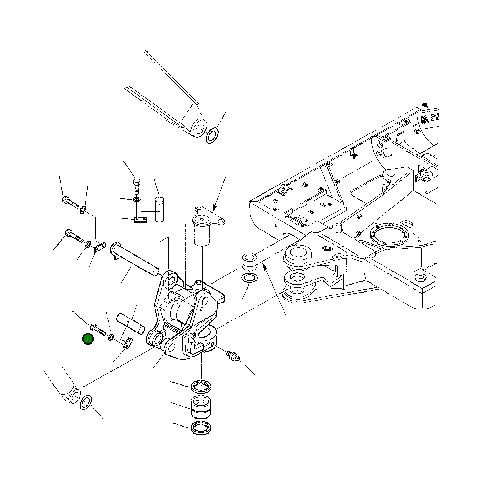 Болт 801015145 Komatsu