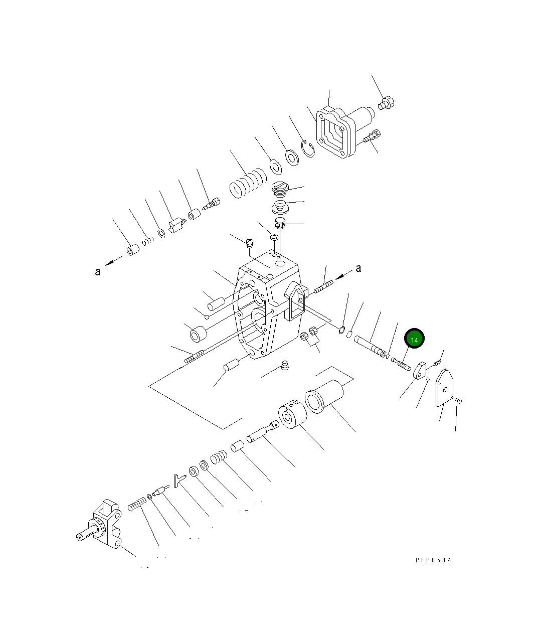Болт CU3076040 Komatsu