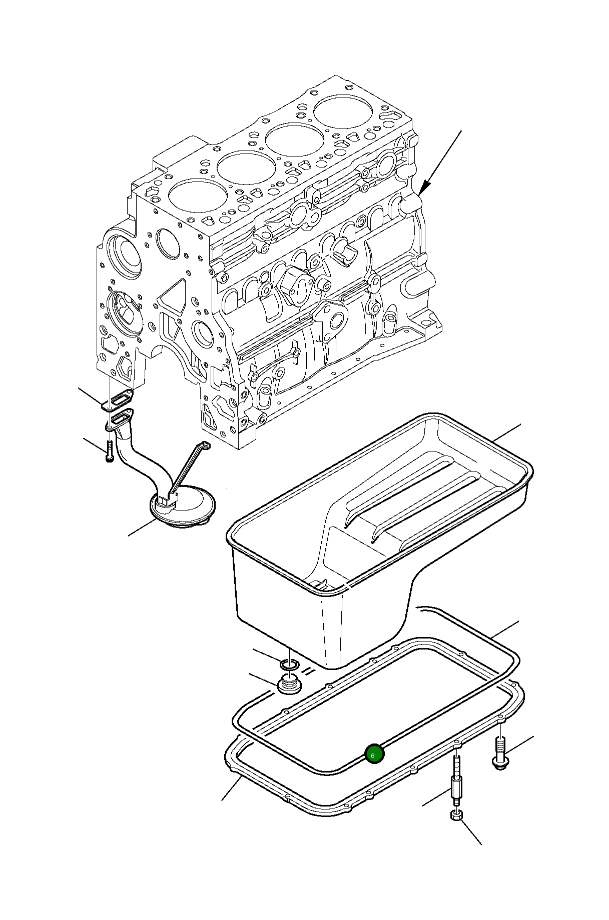 Кольцо уплотнительное (O-Ring) EA17282280 Komatsu