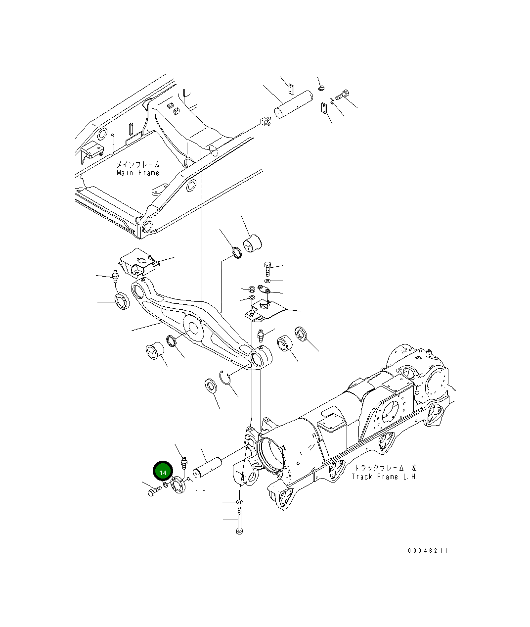 Крышка 195-50-52360 Komatsu
