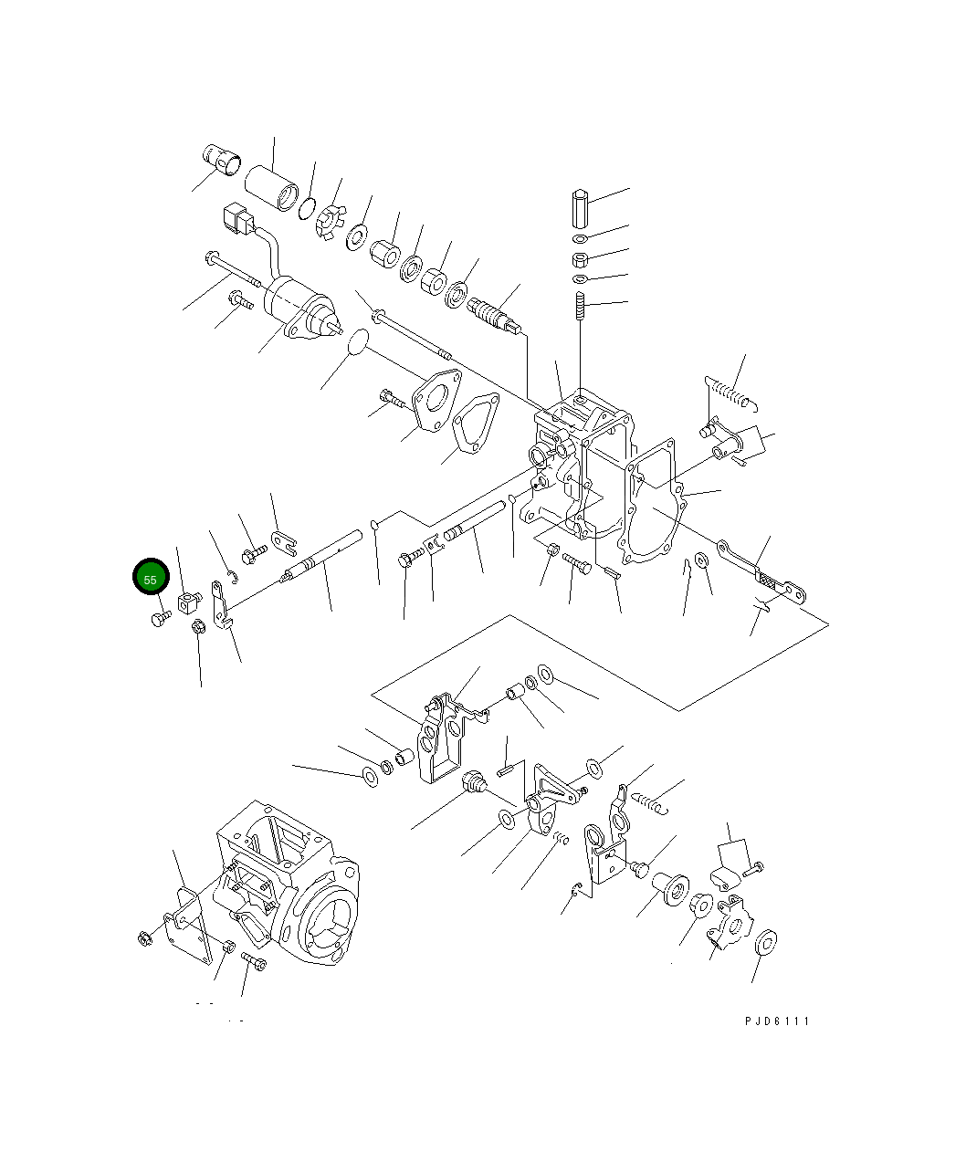Болт 456-785 Komatsu