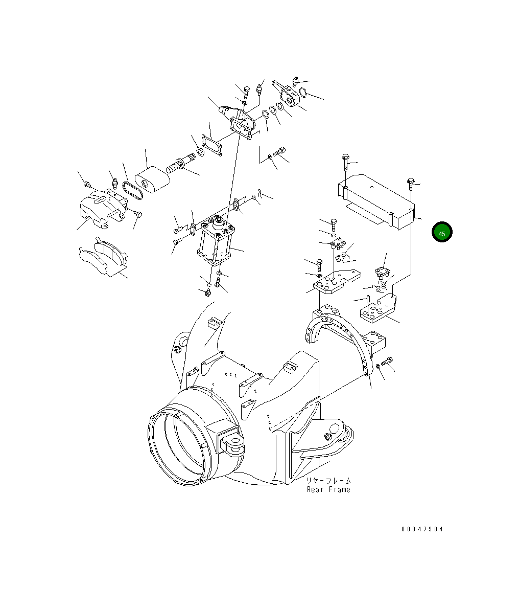 Крышка 56D-34-11910 Komatsu