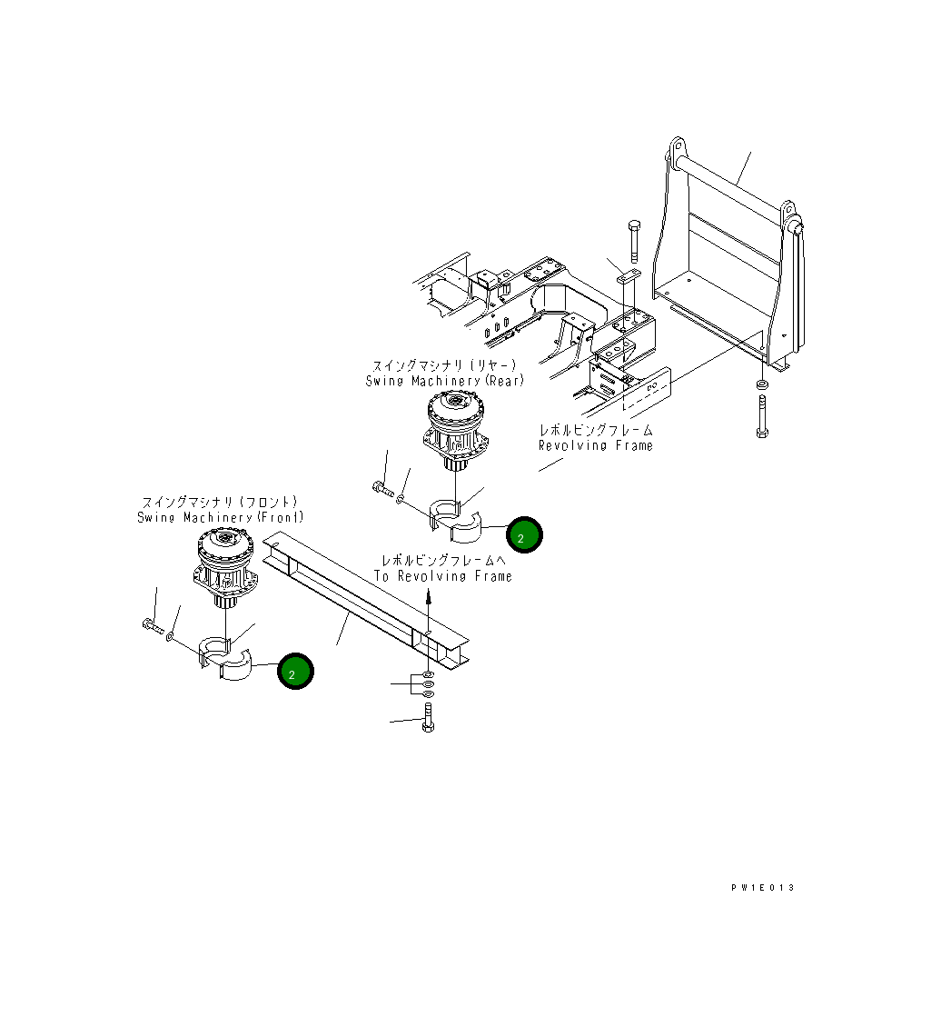 Крышка 21T-98-63150 Komatsu