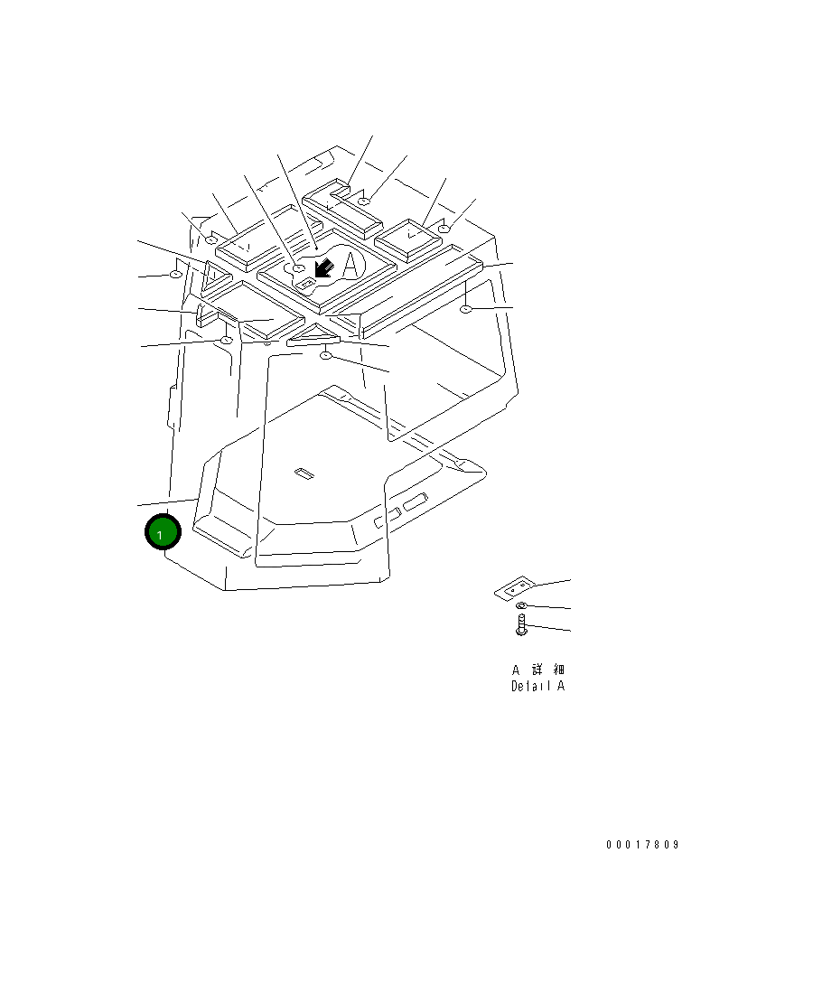 Крышка 195-Z11-2921 Komatsu