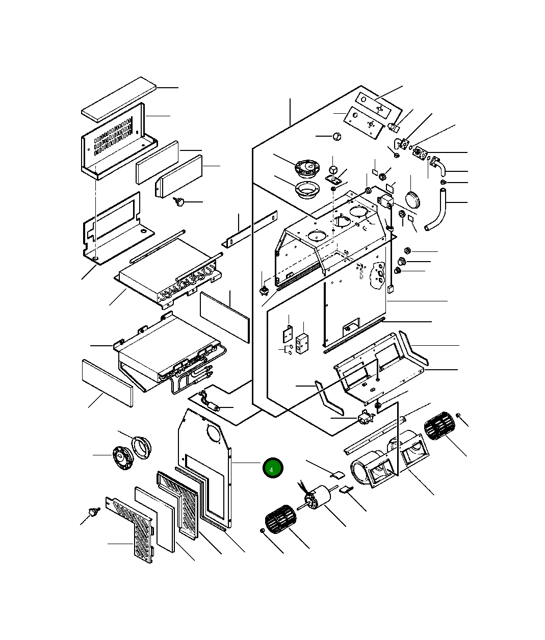 Крышка 416-942-A840  Komatsu