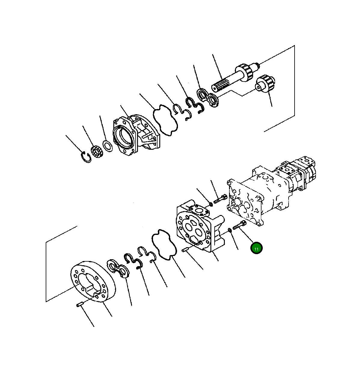 Болт 705-17-04640 Komatsu