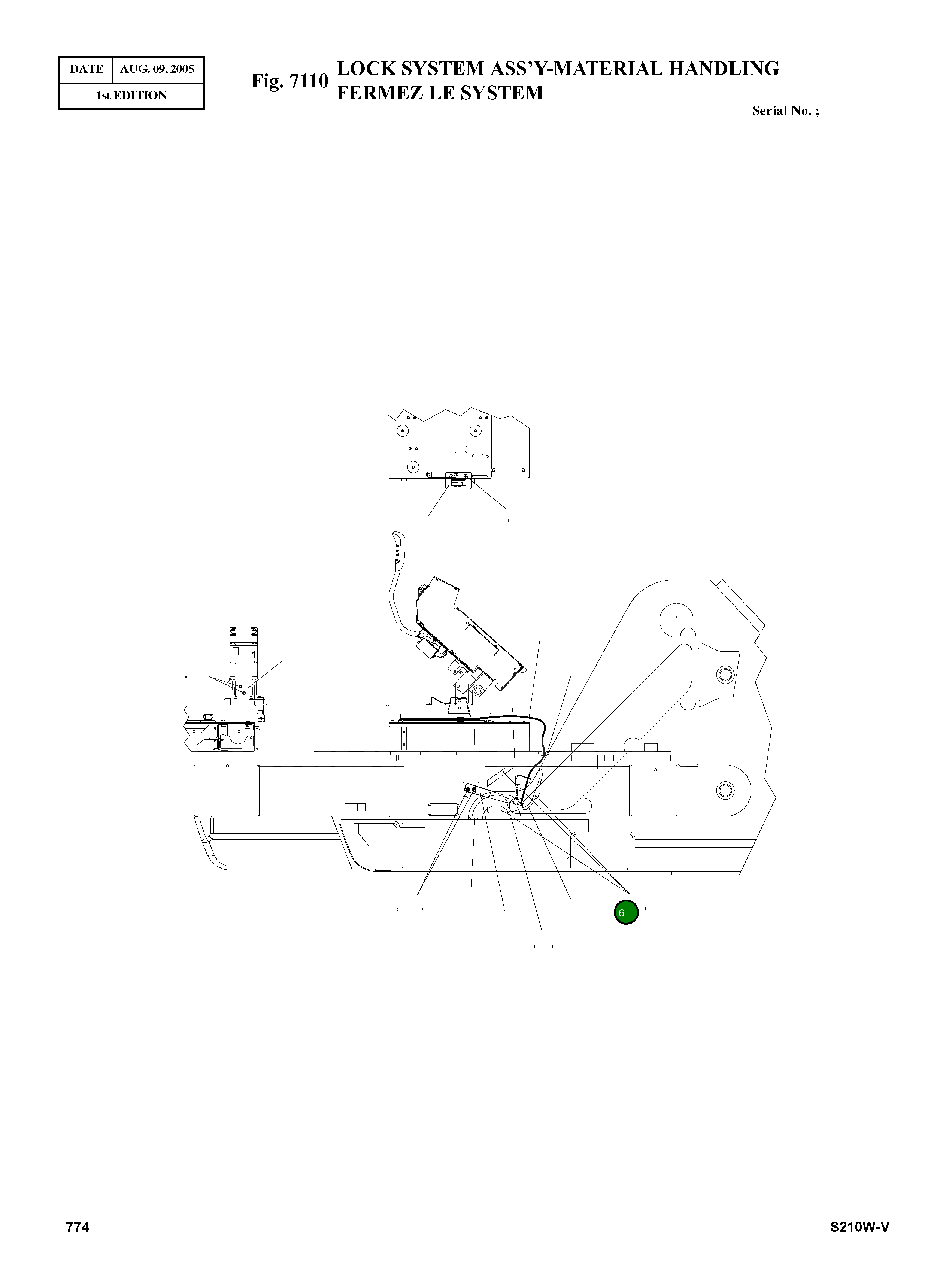 Болт S0553353  Komatsu