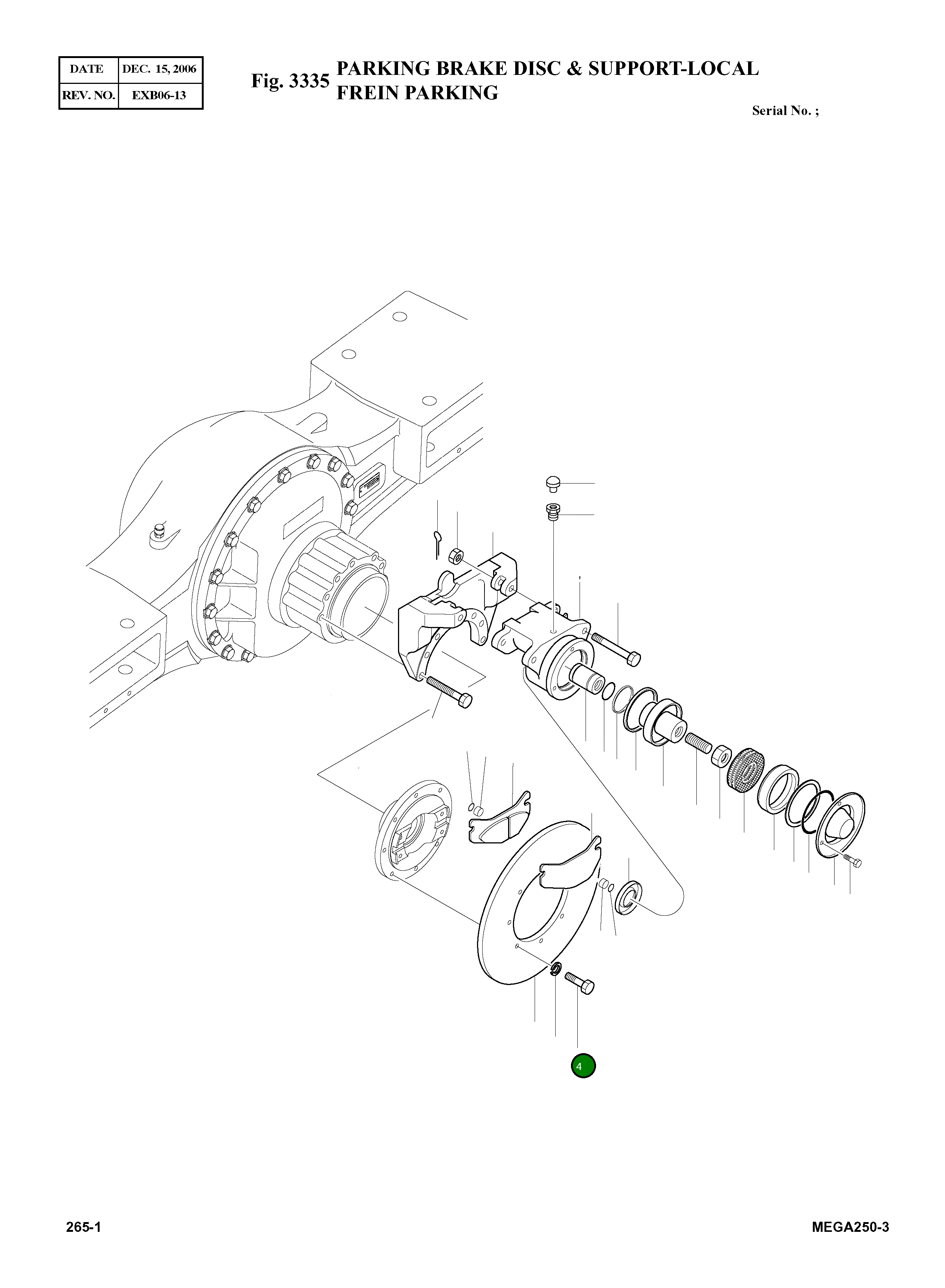Болт 4120-7061 Komatsu
