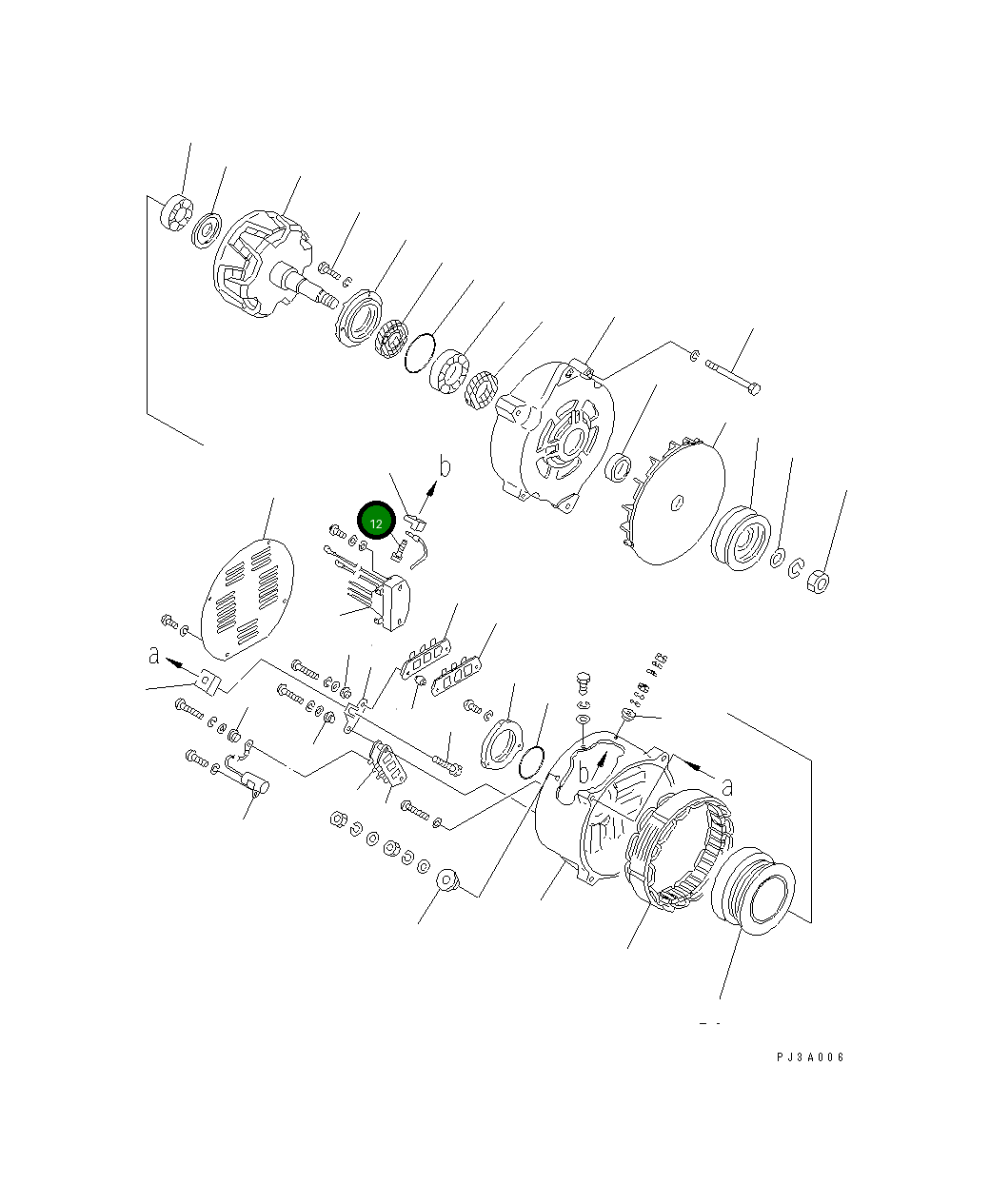 Болт SD8140-0503070 Komatsu