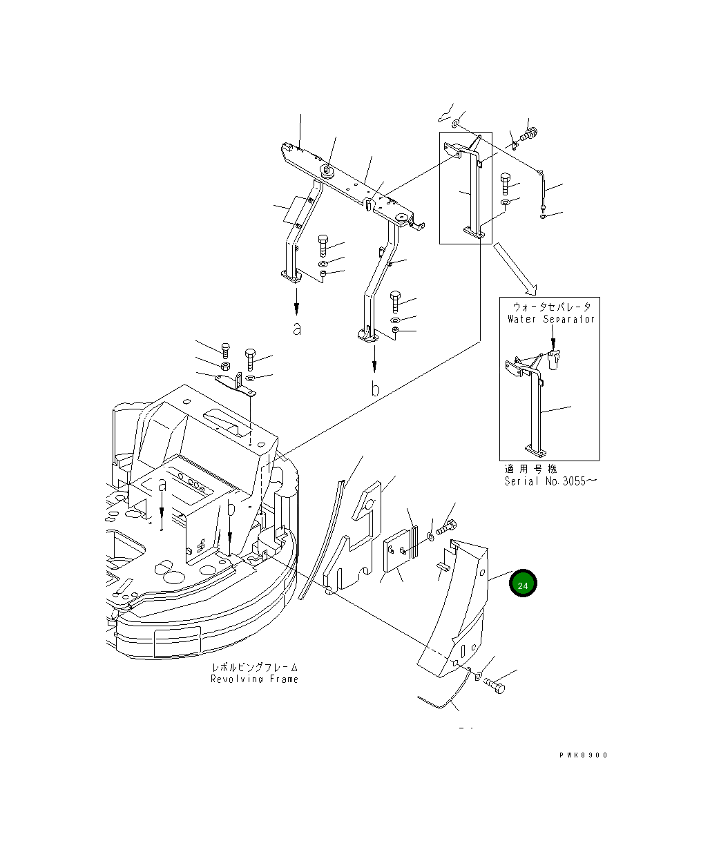 Крышка 22M-54-11372 Komatsu