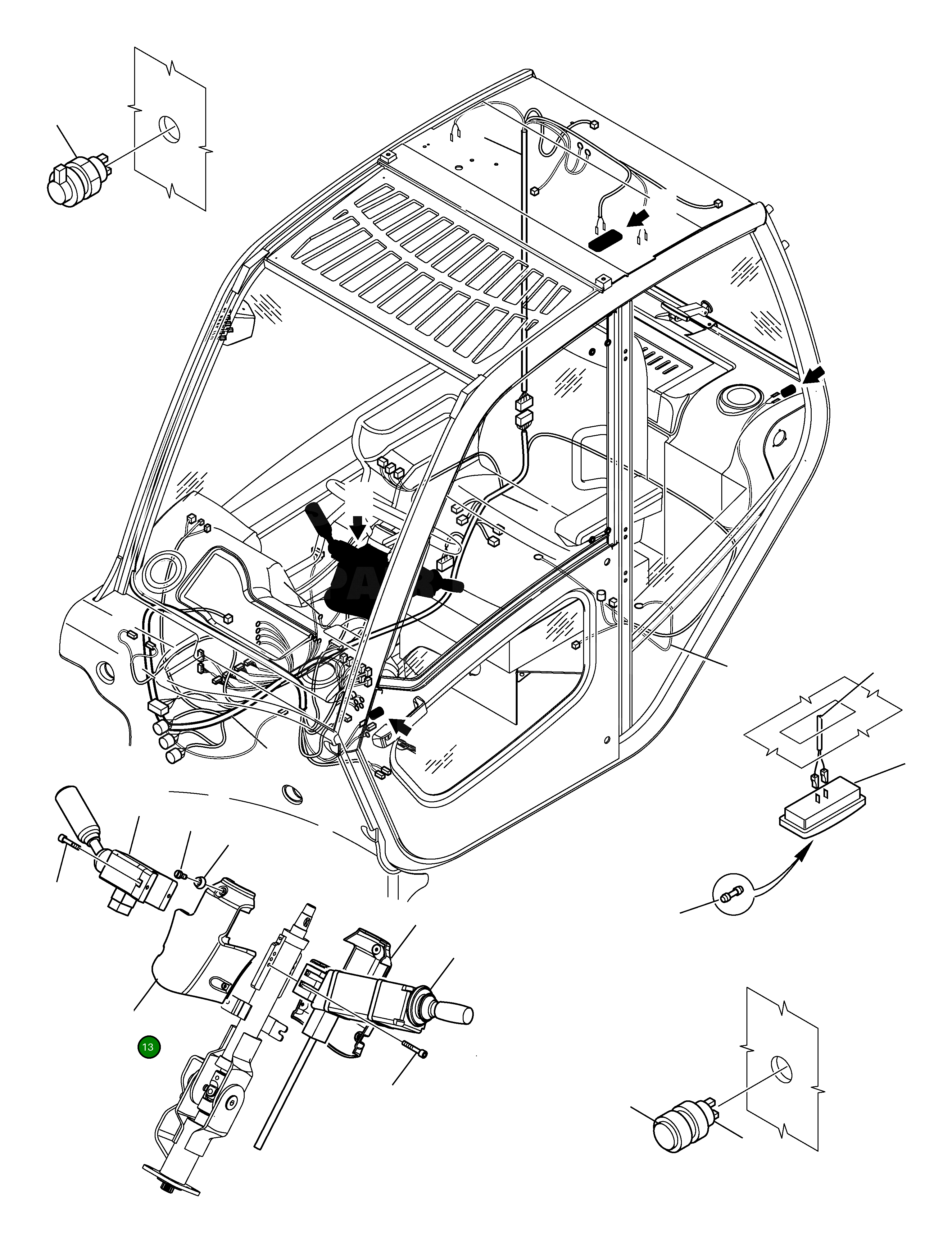 Крышка 395-56-11771 Komatsu