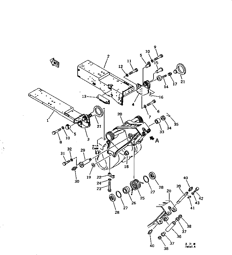 Болт 01011-62720  Komatsu