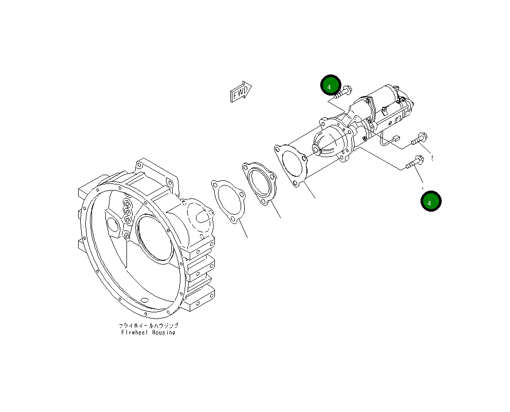 Болт 6732-82-6530 Komatsu