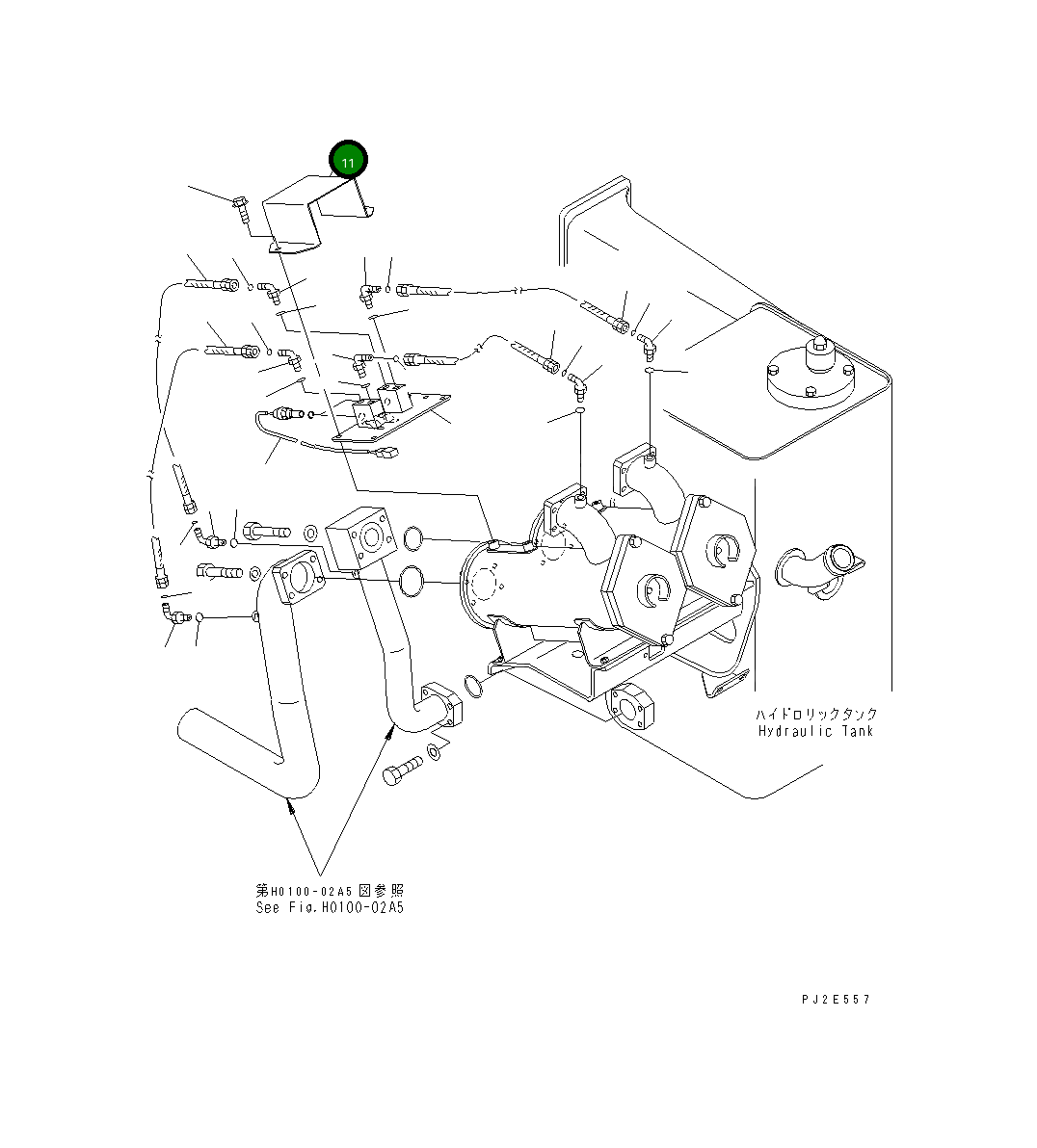 Крышка 569-86-82310 Komatsu