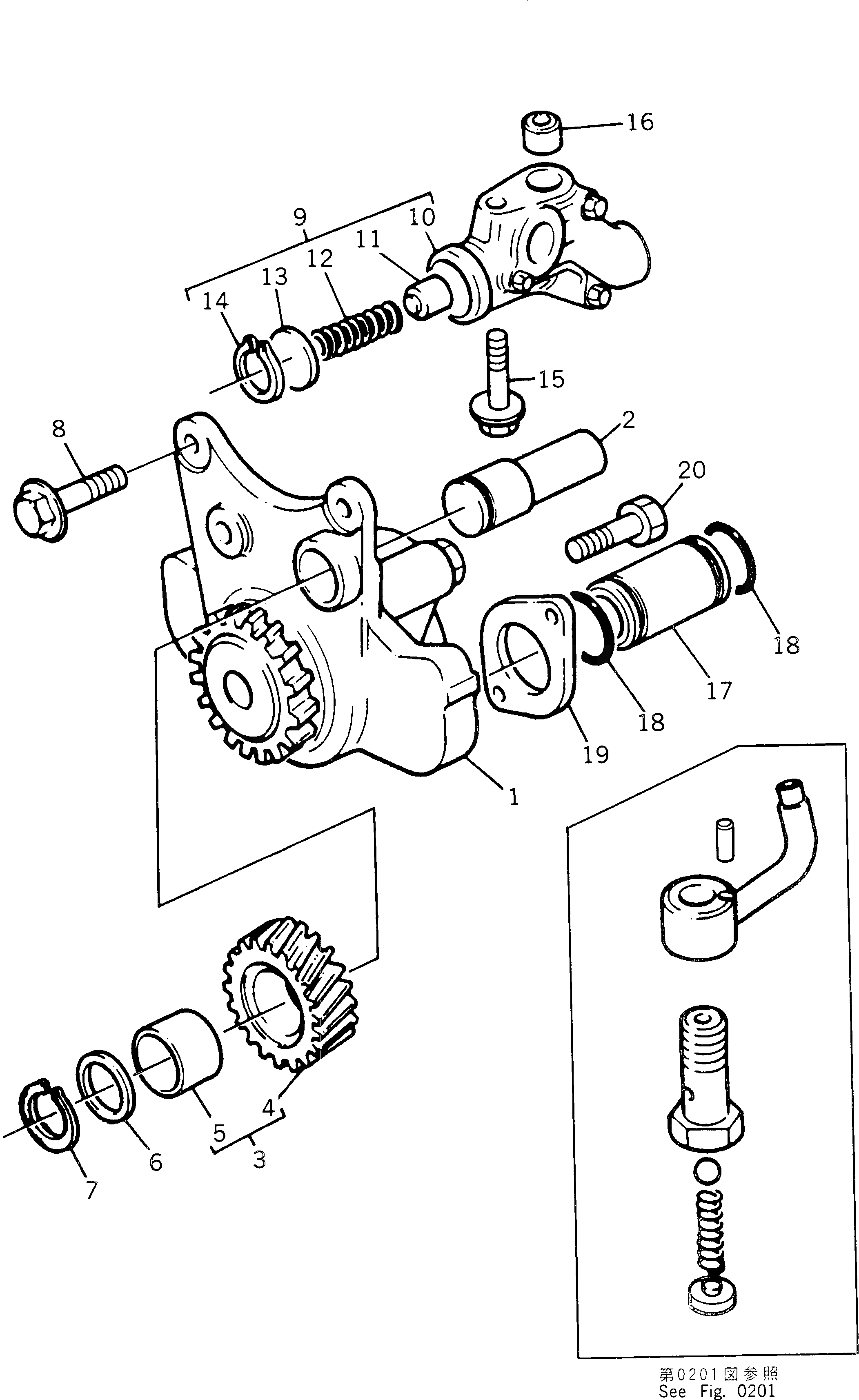 Кольцо уплотнительное (O-Ring) PK2415H201  Komatsu