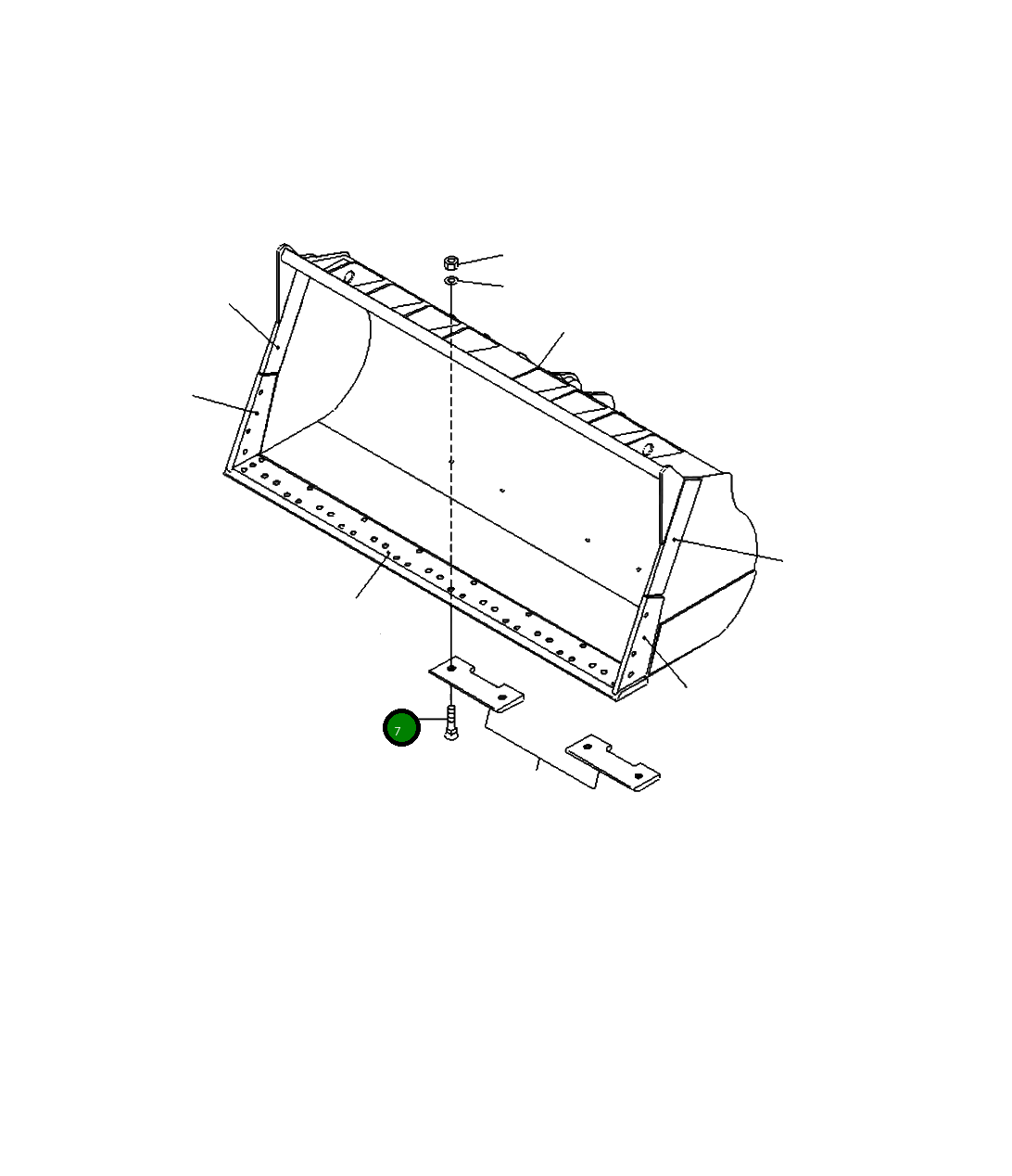 Болт 02091-11685 Komatsu
