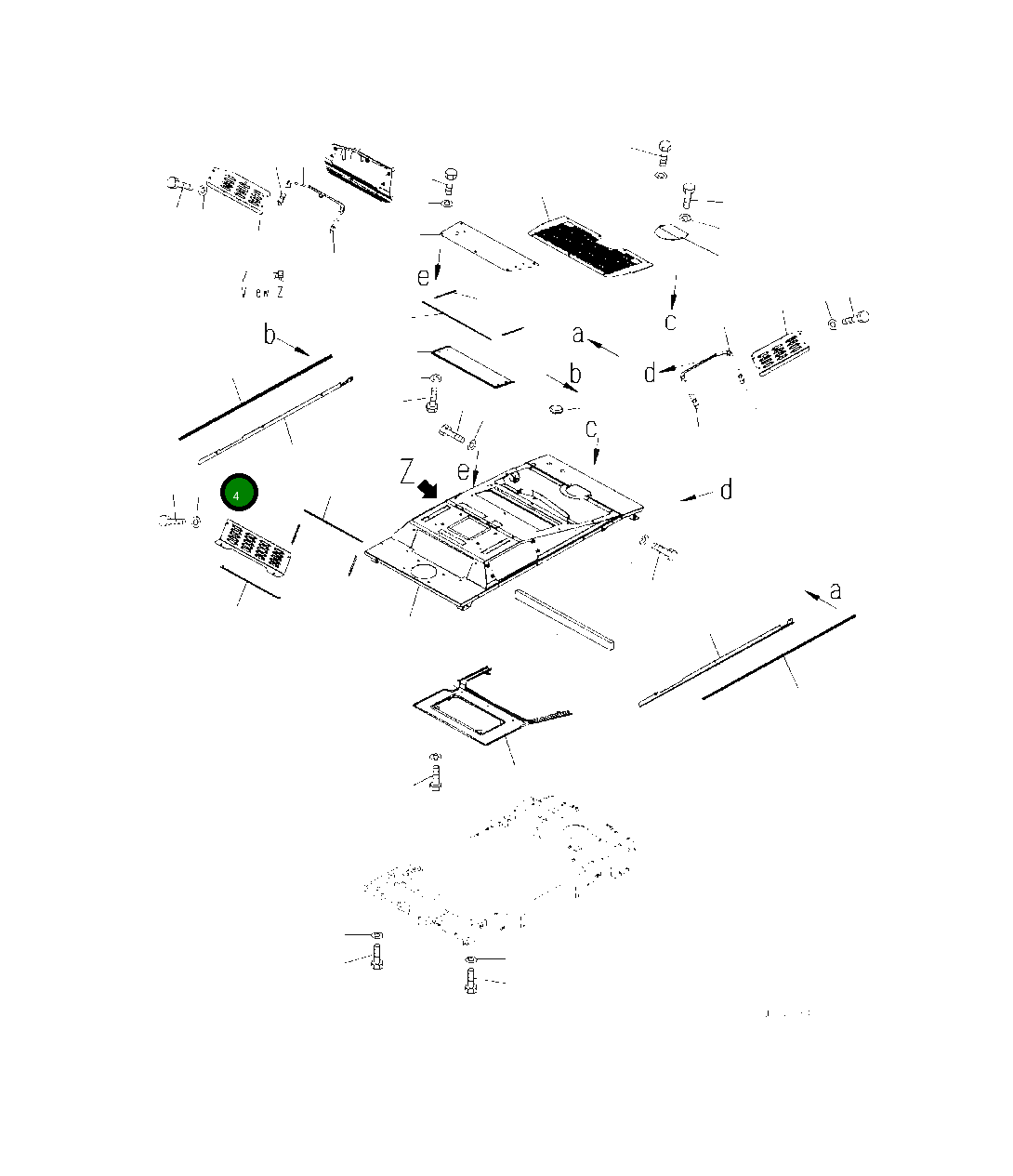 Крышка 419-54-62661 Komatsu