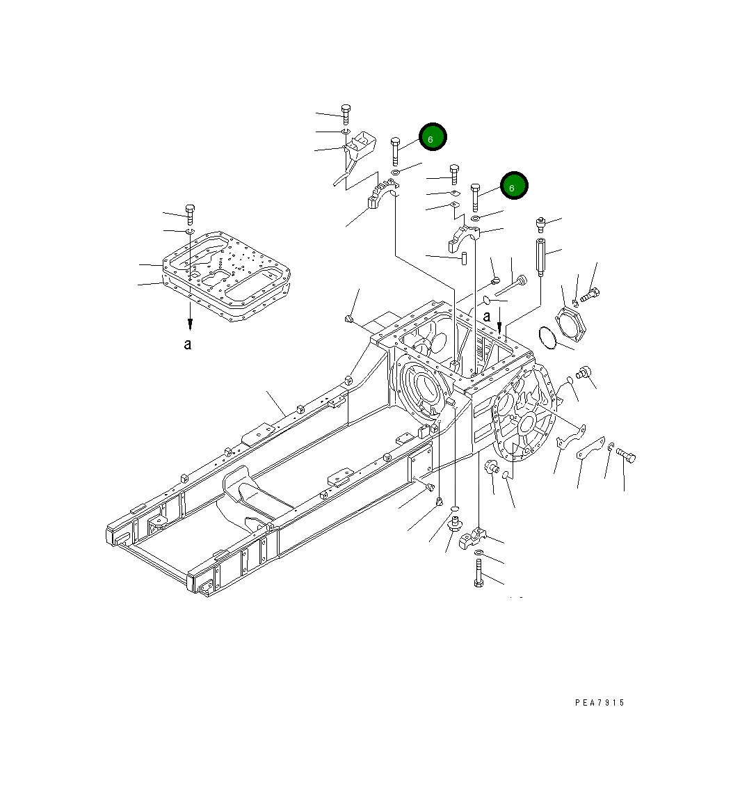 Болт 01019-22000 Komatsu